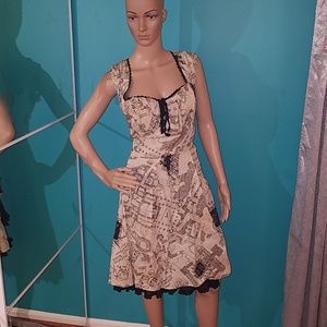 HARRY POTTER MARAUDER'S MAP PRINT DRESS